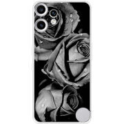 Чохол BoxFace Nothing CMF Phone 2 Pro Black and White Roses