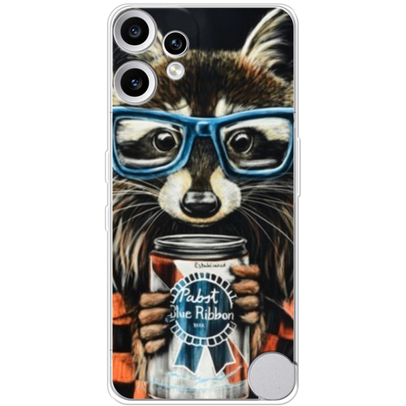 Чохол BoxFace Nothing CMF Phone 2 Pro Енот с банкой