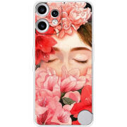 Чохол BoxFace Nothing CMF Phone 2 Pro Girl in Flowers