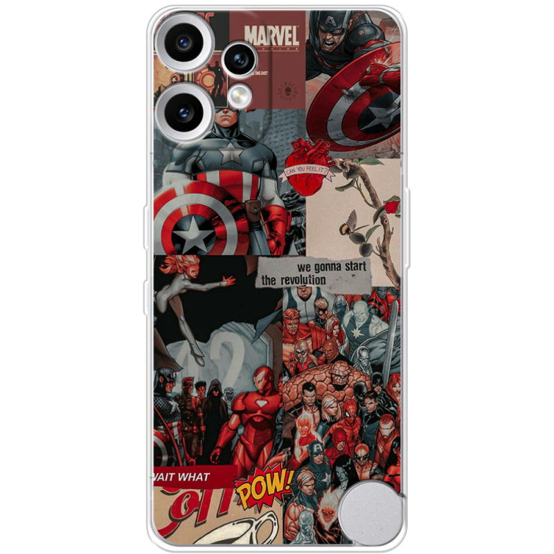 Чохол BoxFace Nothing CMF Phone 2 Pro Marvel Avengers