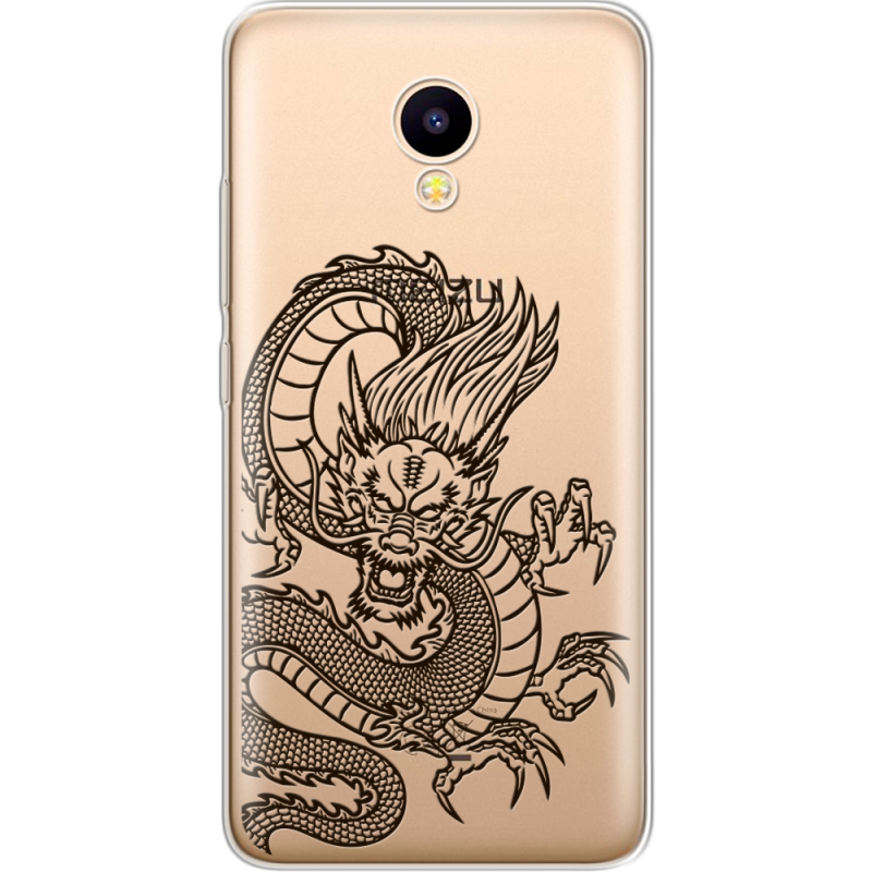 Прозрачный чехол Uprint Meizu M5C Chinese Dragon