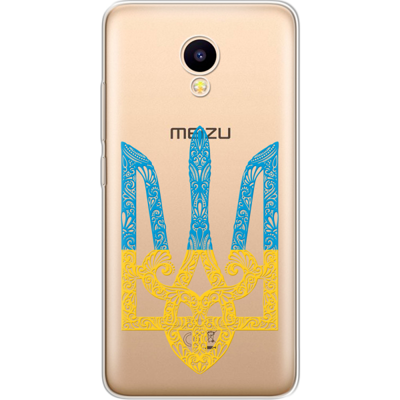 Прозрачный чехол Uprint Meizu M5C Gold Trident