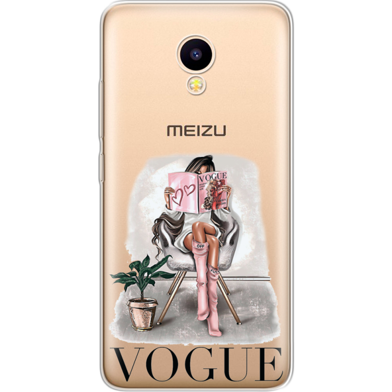 Прозрачный чехол Uprint Meizu M5C VOGUE
