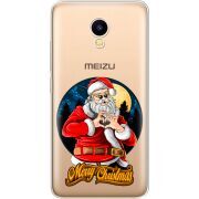 Прозрачный чехол Uprint Meizu M5C Cool Santa