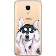 Прозрачный чехол Uprint Meizu M5C Husky