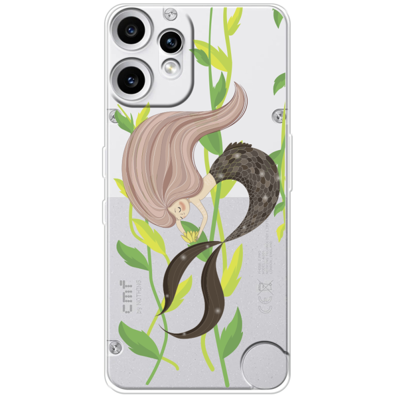 Прозорий чохол BoxFace Nothing CMF Phone 2 Pro Cute Mermaid