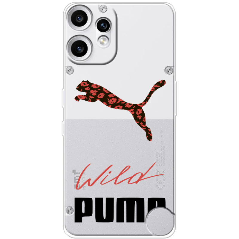 Прозорий чохол BoxFace Nothing CMF Phone 2 Pro Wild Cat