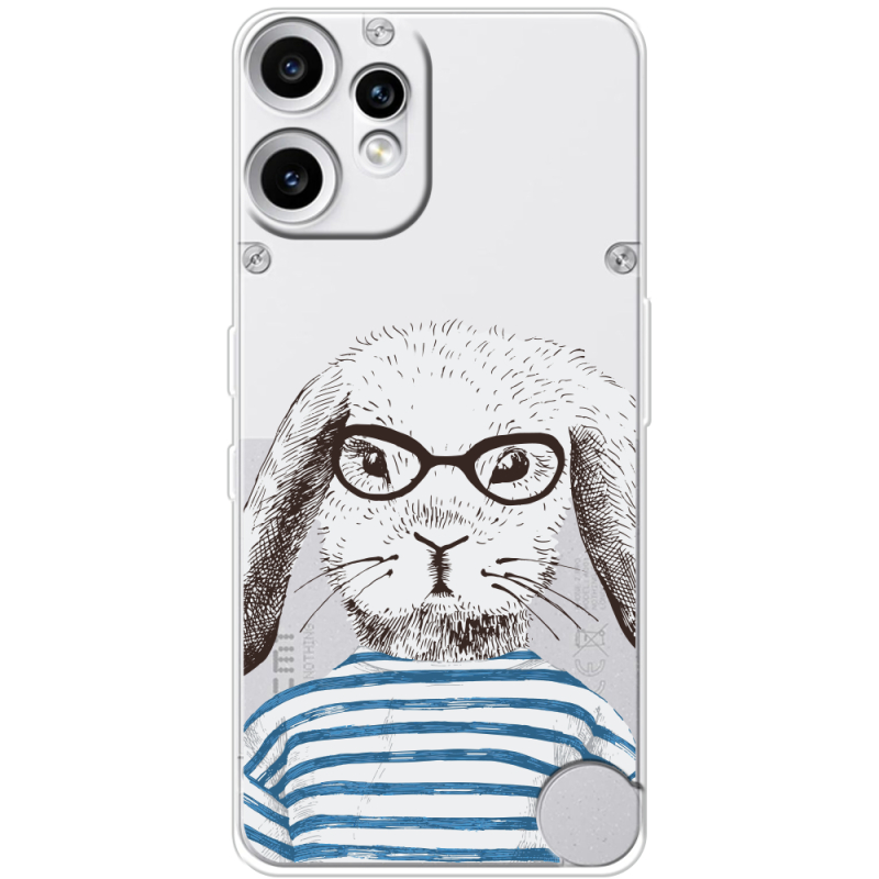 Прозорий чохол BoxFace Nothing CMF Phone 2 Pro MR. Rabbit