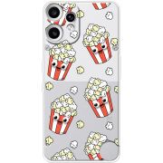 Прозорий чохол BoxFace Nothing CMF Phone 2 Pro с 3D-глазками Popcorn