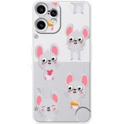 Прозорий чохол BoxFace Nothing CMF Phone 2 Pro с 3D-глазками Mouse