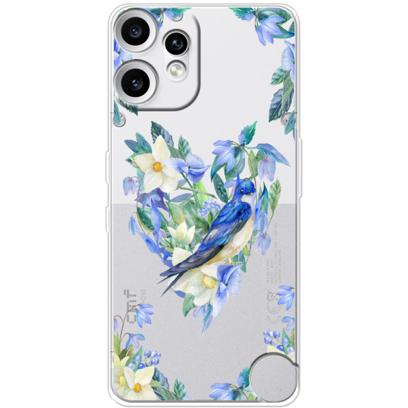 Прозорий чохол BoxFace Nothing CMF Phone 2 Pro Spring Bird