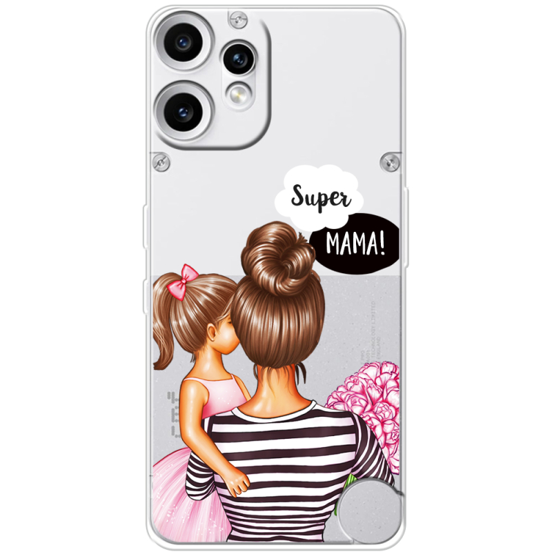 Прозорий чохол BoxFace Nothing CMF Phone 2 Pro Super Mama and Daughter