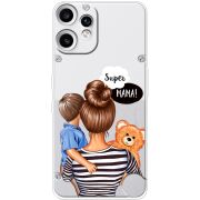 Прозорий чохол BoxFace Nothing CMF Phone 2 Pro Super Mama and Son