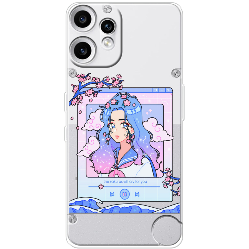 Прозорий чохол BoxFace Nothing CMF Phone 2 Pro The Sakuras Will Cry For You