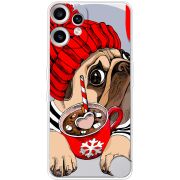Прозорий чохол BoxFace Nothing CMF Phone 2 Pro Winter Puggy