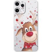 Прозорий чохол BoxFace Nothing CMF Phone 2 Pro Winter Deer