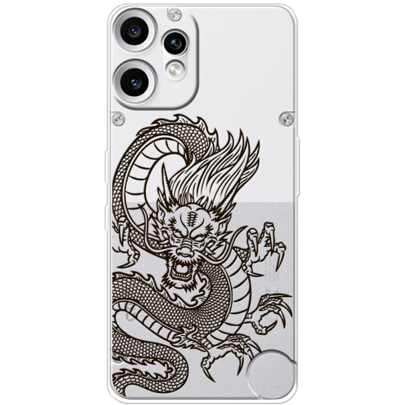 Прозорий чохол BoxFace Nothing CMF Phone 2 Pro Chinese Dragon