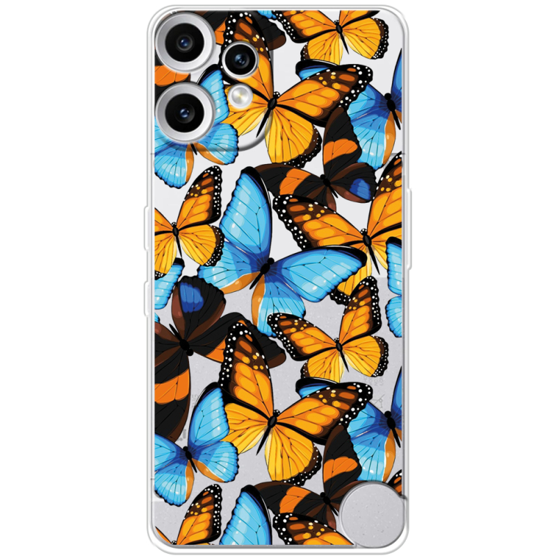 Прозорий чохол BoxFace Nothing CMF Phone 2 Pro Butterfly Morpho