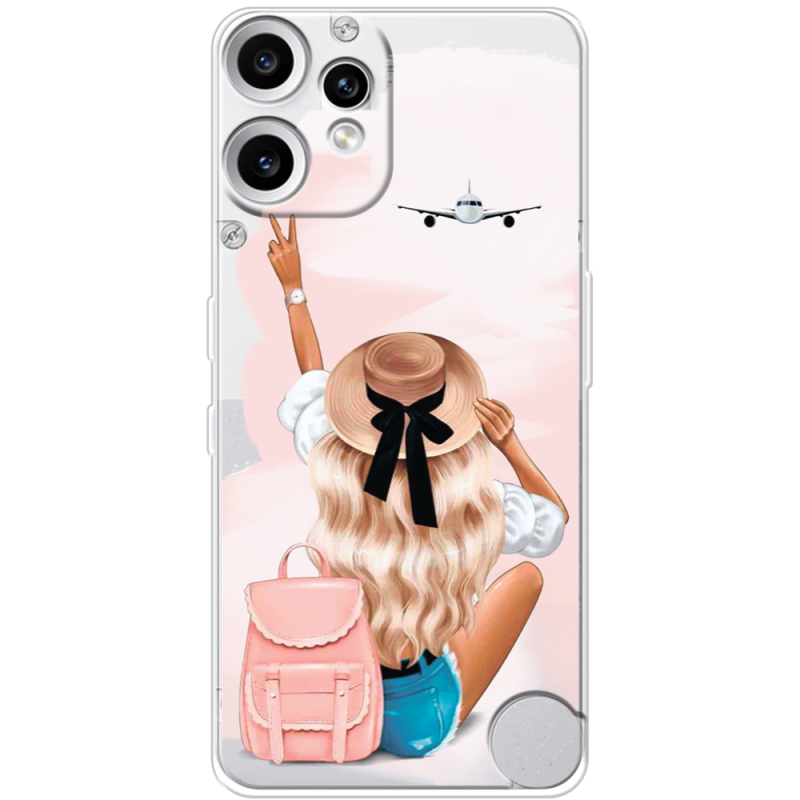 Прозорий чохол BoxFace Nothing CMF Phone 2 Pro Travel Girl