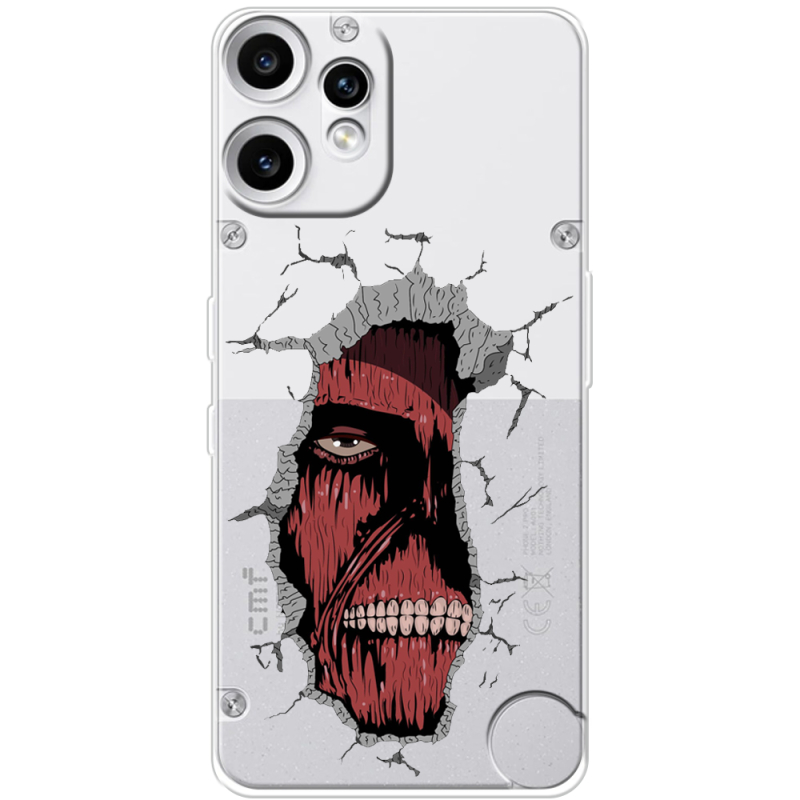 Прозорий чохол BoxFace Nothing CMF Phone 2 Pro Нападение Титана