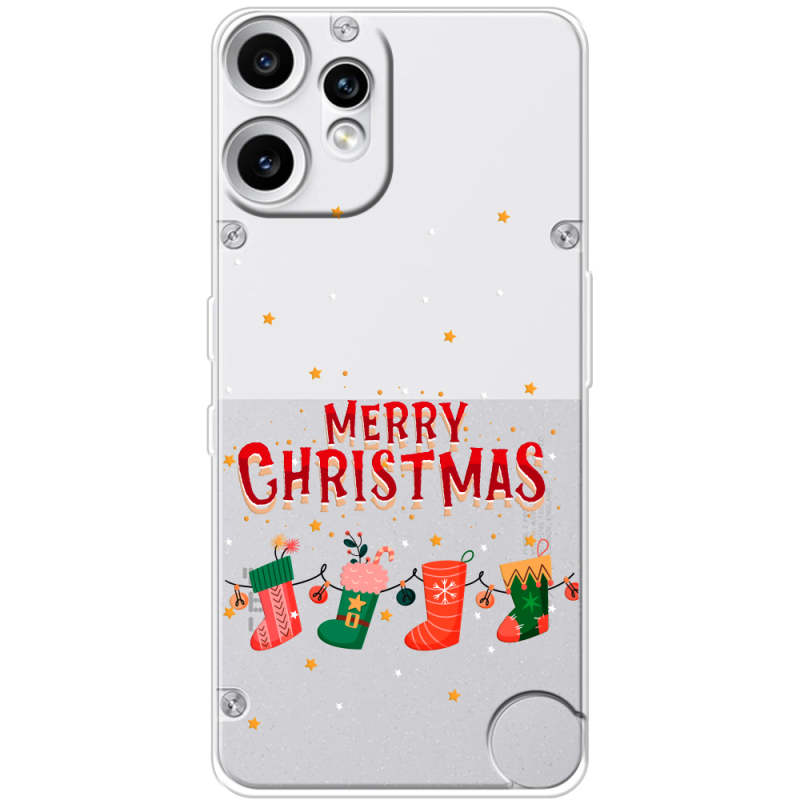 Прозорий чохол BoxFace Nothing CMF Phone 2 Pro Merry Christmas