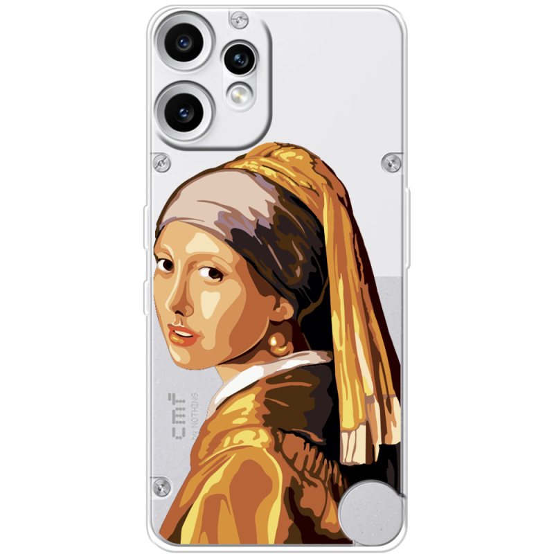 Прозорий чохол BoxFace Nothing CMF Phone 2 Pro Девушка с жемчужной серёжкой