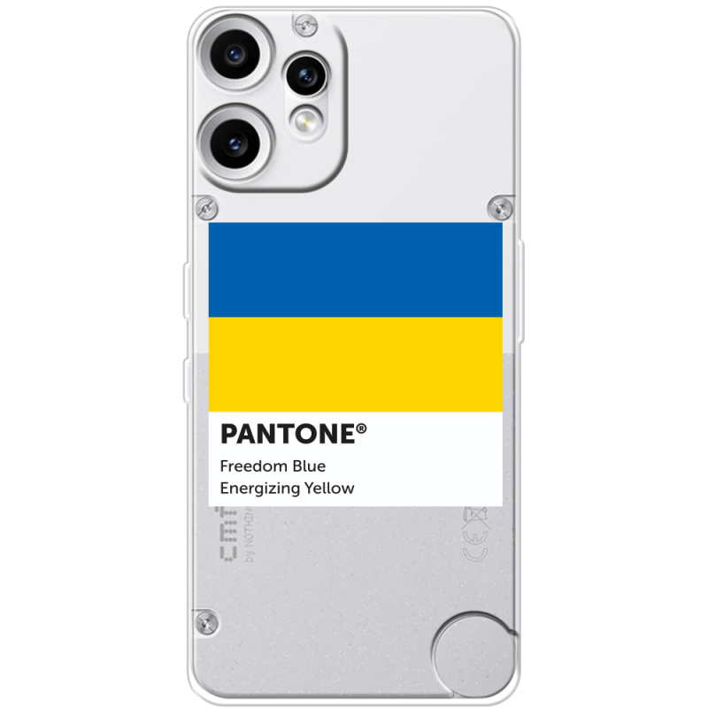 Прозорий чохол BoxFace Nothing CMF Phone 2 Pro Pantone вільний синій