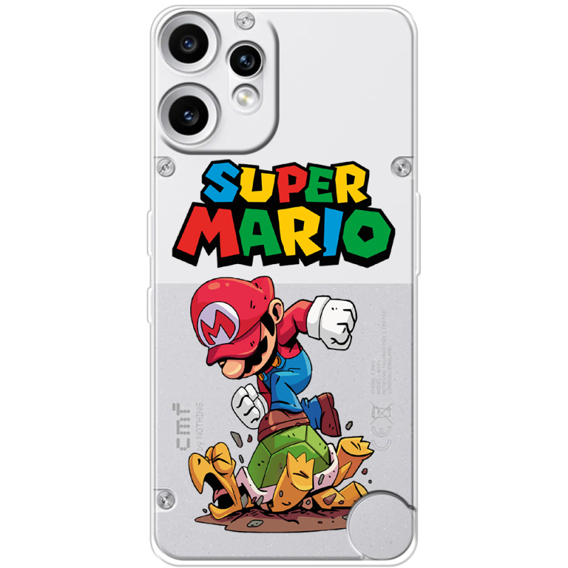 Прозорий чохол BoxFace Nothing CMF Phone 2 Pro Super Mario