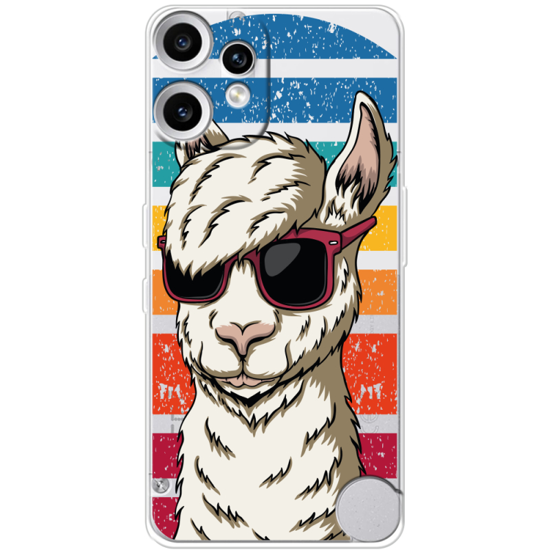 Прозорий чохол BoxFace Nothing CMF Phone 2 Pro Стильна Лама