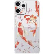 Прозорий чохол BoxFace Nothing CMF Phone 2 Pro Japanese Koi Fish