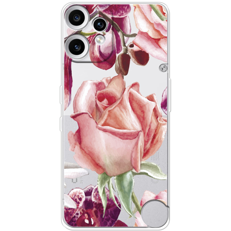 Прозорий чохол BoxFace Nothing CMF Phone 2 Pro Rose