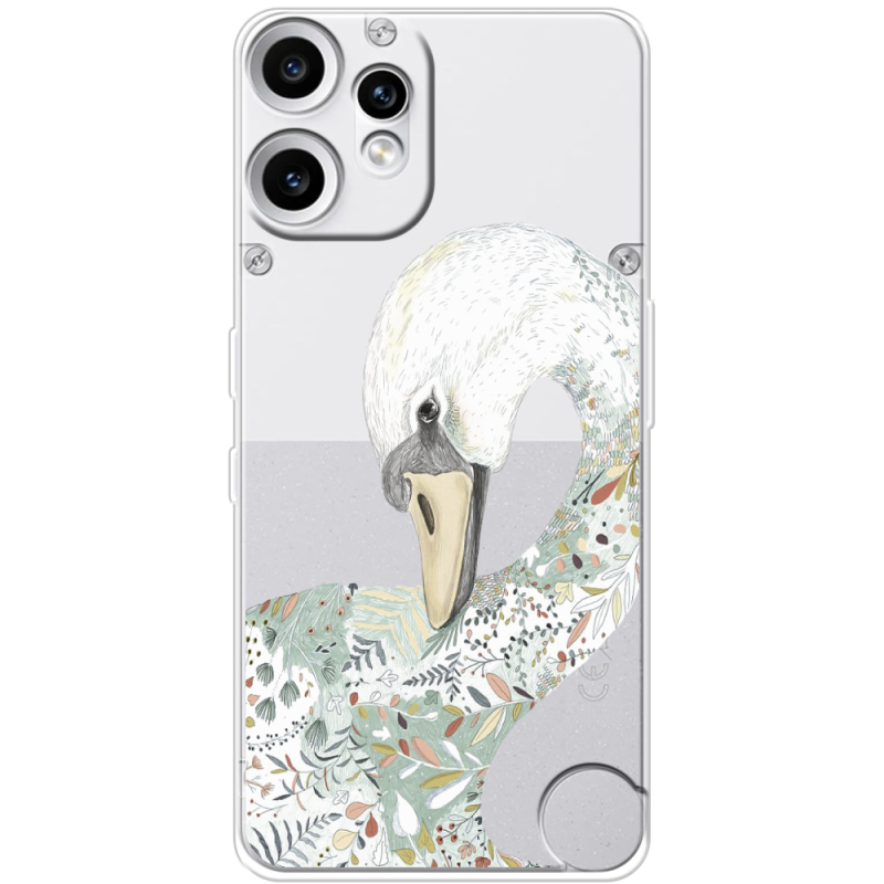 Прозорий чохол BoxFace Nothing CMF Phone 2 Pro Swan