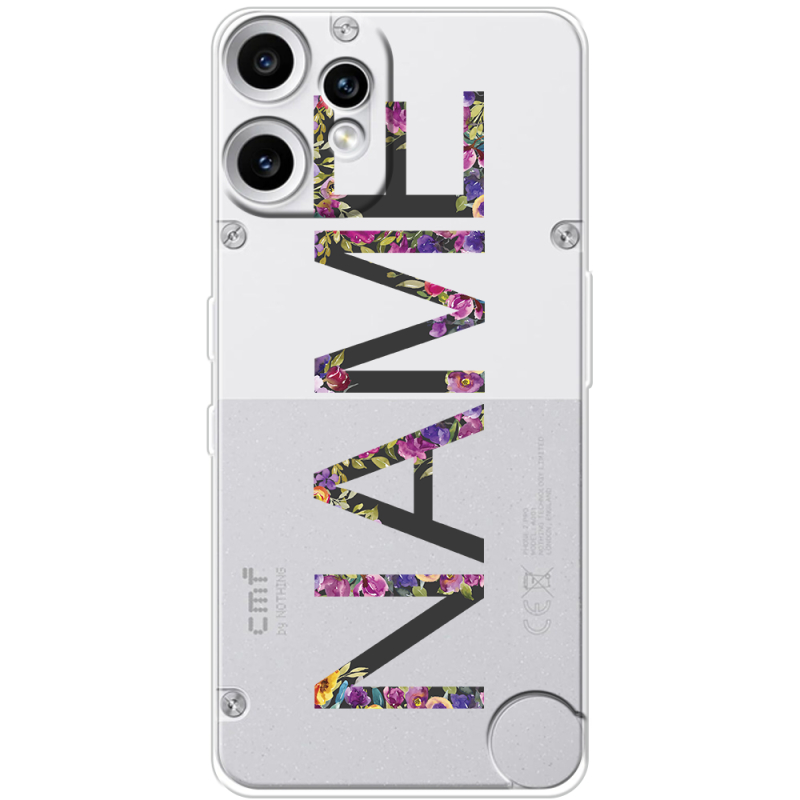 Прозорий чохол BoxFace Nothing CMF Phone 2 Pro Именной