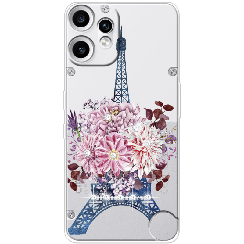 Чохол зі стразами Nothing CMF Phone 2 Pro Eiffel Tower