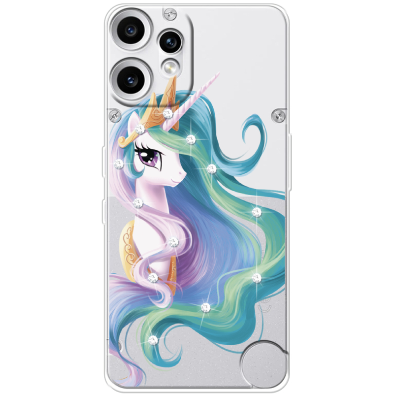 Чохол зі стразами Nothing CMF Phone 2 Pro Unicorn Queen