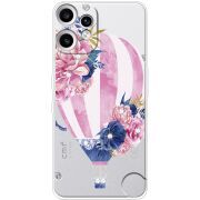 Чохол зі стразами Nothing CMF Phone 2 Pro Pink Air Baloon