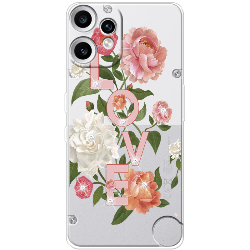 Чохол зі стразами Nothing CMF Phone 2 Pro Love