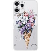 Чохол зі стразами Nothing CMF Phone 2 Pro Ice Cream Flowers
