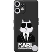 Чорний чохол BoxFace Nothing CMF Phone 2 Pro Cat in Black