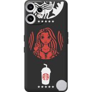 Чорний чохол BoxFace Nothing CMF Phone 2 Pro RedWhite Coffee