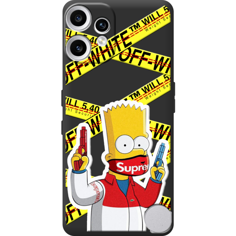 Чорний чохол BoxFace Nothing CMF Phone 2 Pro White Bart