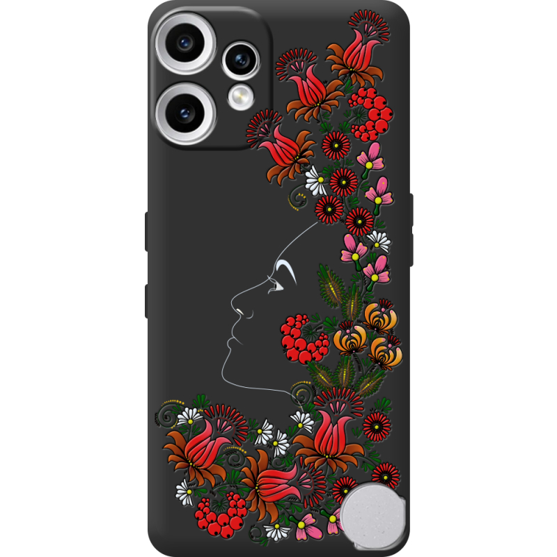 Чорний чохол BoxFace Nothing CMF Phone 2 Pro 3D Ukrainian Muse