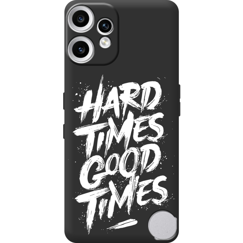 Чорний чохол BoxFace Nothing CMF Phone 2 Pro Hard Times Good Times