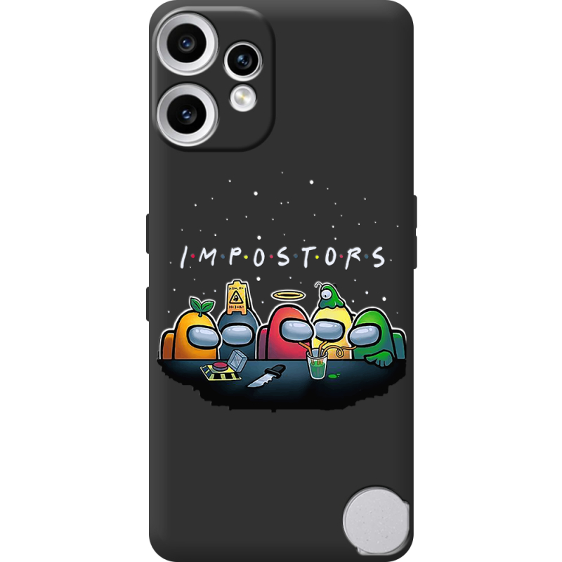 Чорний чохол BoxFace Nothing CMF Phone 2 Pro Among Us Impostors
