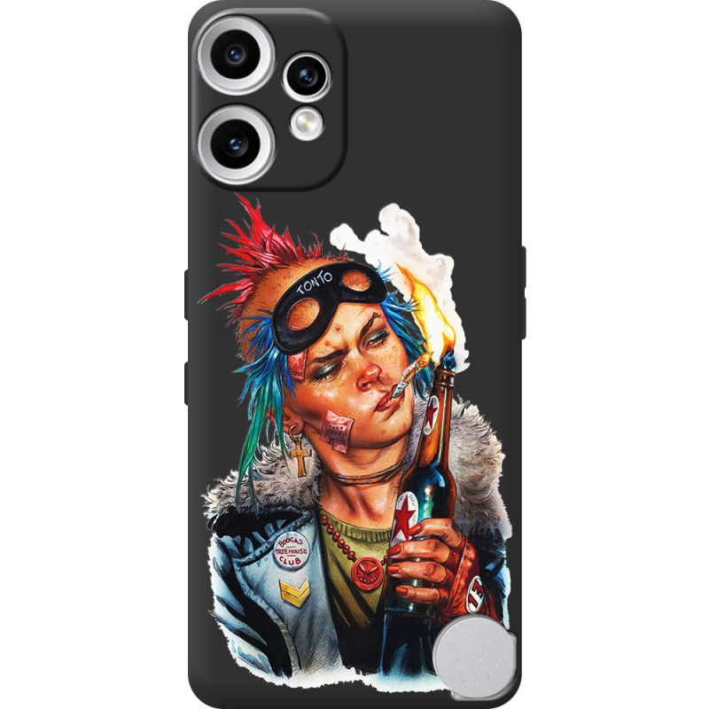 Чорний чохол BoxFace Nothing CMF Phone 2 Pro Tanker Girl