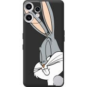 Чорний чохол BoxFace Nothing CMF Phone 2 Pro Lucky Rabbit