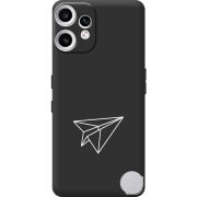 Чорний чохол BoxFace Nothing CMF Phone 2 Pro Paper Plane