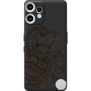 Чорний чохол BoxFace Nothing CMF Phone 2 Pro Chinese Dragon