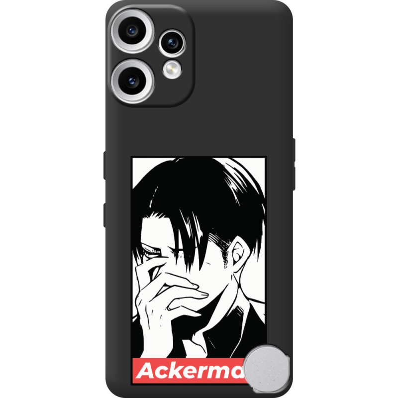 Чорний чохол BoxFace Nothing CMF Phone 2 Pro Attack On Titan - Ackerman