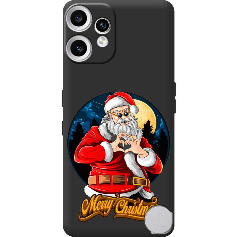 Чорний чохол BoxFace Nothing CMF Phone 2 Pro Cool Santa